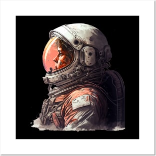 Wonderful Woman Astronaut Posters and Art